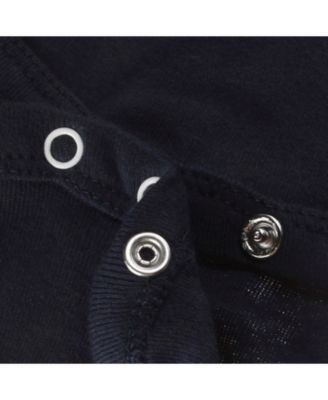 Infant Boys and Girls Navy North Carolina Tar Heels Big Logo Bodysuit