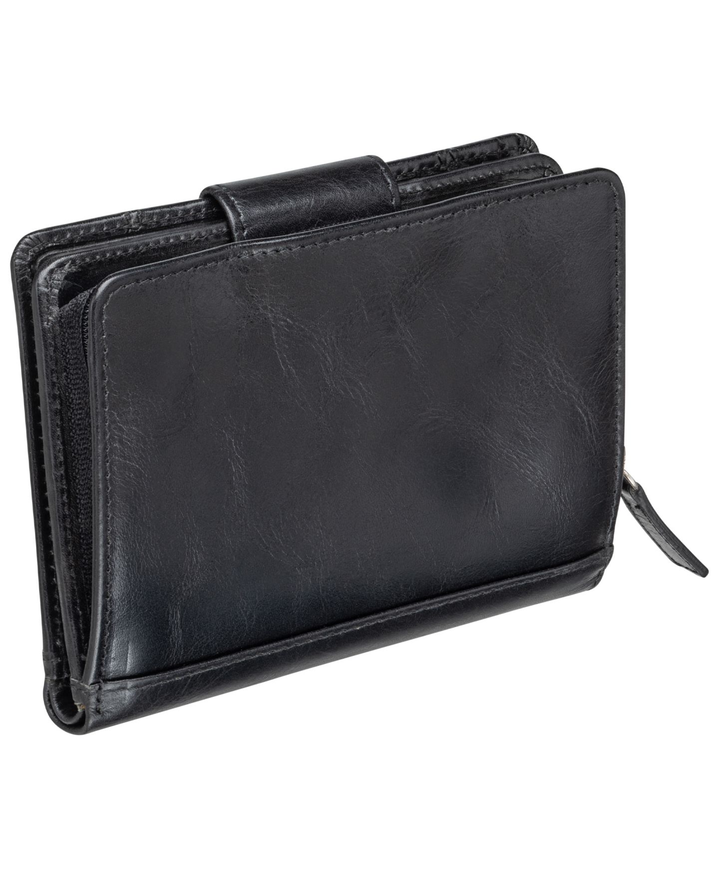 Мужской кошелёк Mancini Casablanca Collection Medium Clutch Wallet, цвет: Чёрный — фото 3