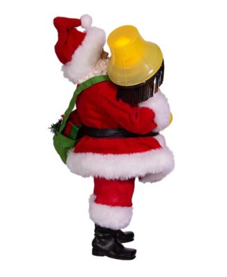 10 Inch Leg Lamp Fabrich&eacute; Santa with Light