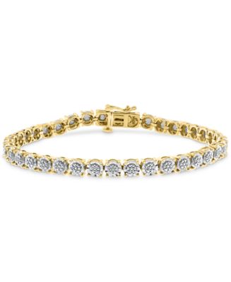 EFFY Collection EFFY® Diamond Tennis Bracelet (1/4 ct. t.w.) in ...