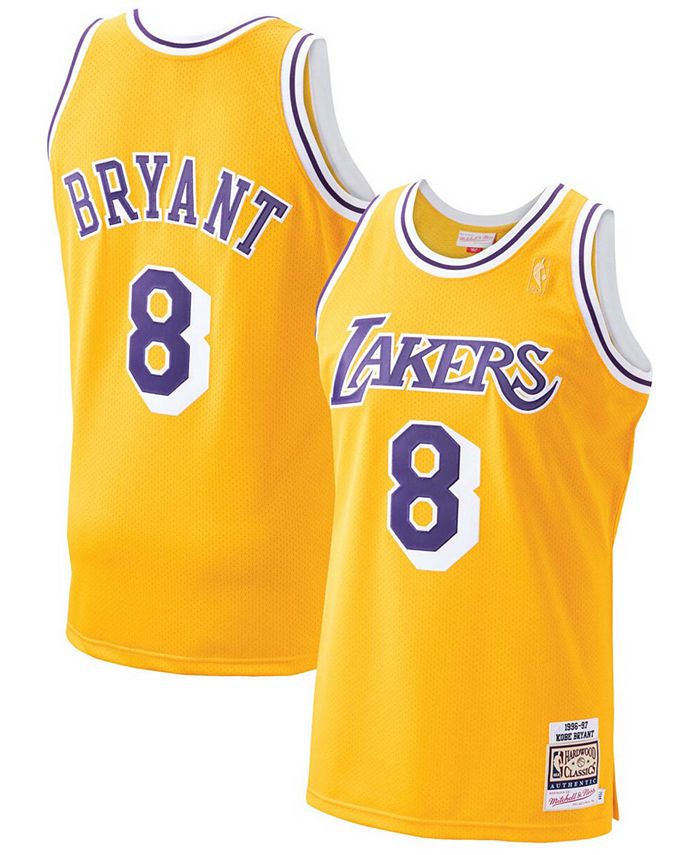 Las Angeles Lakers Kobe Bryant Platinum Hardwood Jersey Size XL