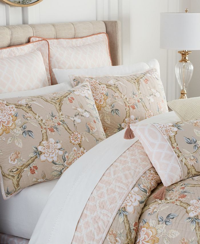 Waverly Mudan 3 Piece Quilt Set, Twin Macy's