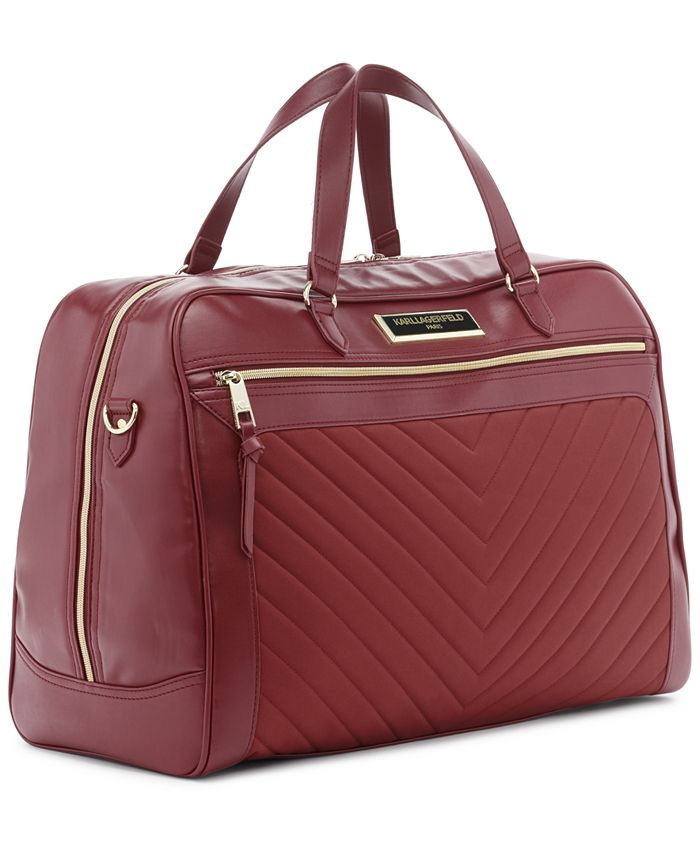 KARL LAGERFELD PARIS Karl Lagerfeld Chevron Duffel Macy's