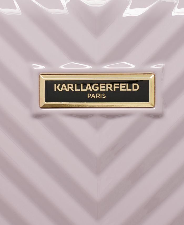 KARL LAGERFELD PARIS Karl Lagerfeld Chevron 28" Hardside Spinner