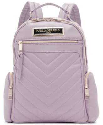 karl lagerfeld chevron luggage