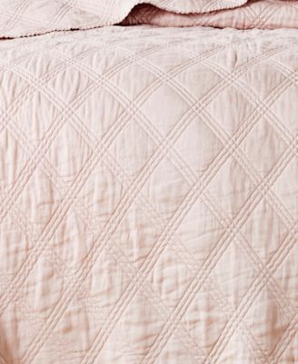 Washed Linen Relaxed Textured Quilt, Full/Queen