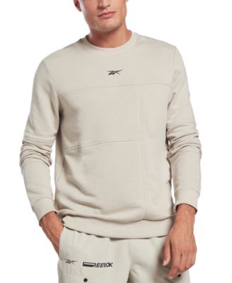Reebok - Men's Slim-Fit Pieced Minimal Waste Sweatshirt