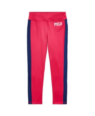 폴로 랄프로렌 걸즈 레깅스 Polo Ralph Lauren Big Girls Logo Stretch Jersey Legging,Sport Pink