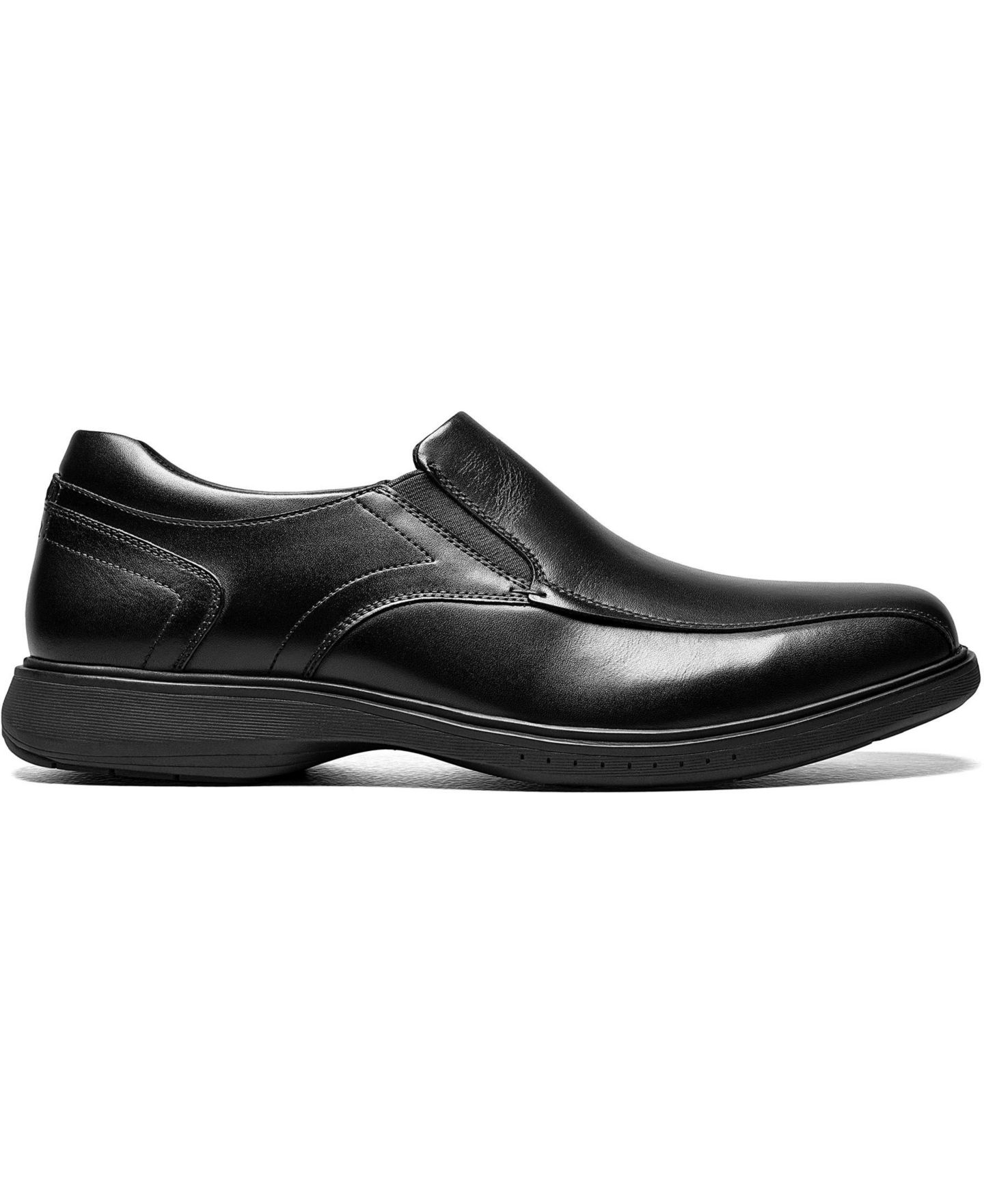 Мужские туфли Nunn Bush Kore Pro Bicycle Toe Slip-On Loafers with Comfort Technology, цвет: Чёрный — фото 2