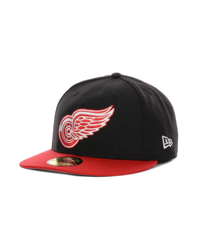 NHL Detroit Red Wings Baseball Cap Red White New One Size Adjust