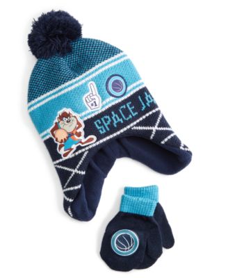 Berkshire - Little Boys Space Jam Hat & Mitten Set