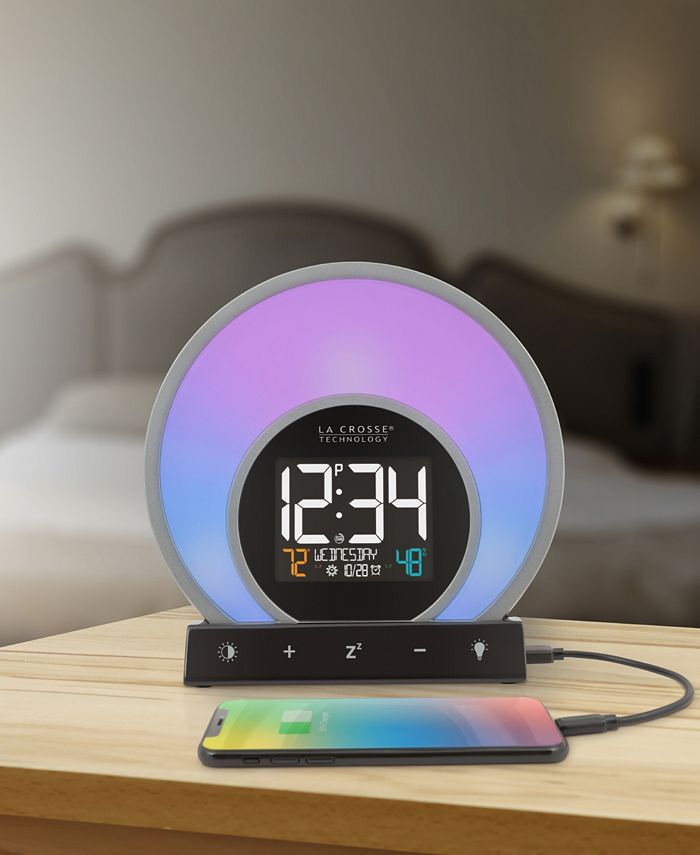 La Crosse Technology Soluna C79141 Mood Light Alarm Clock with