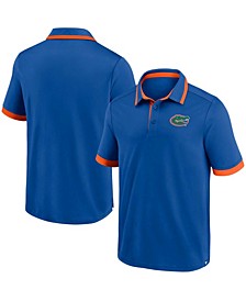 Men's Royal Florida Gators Color Block Polo Shirt