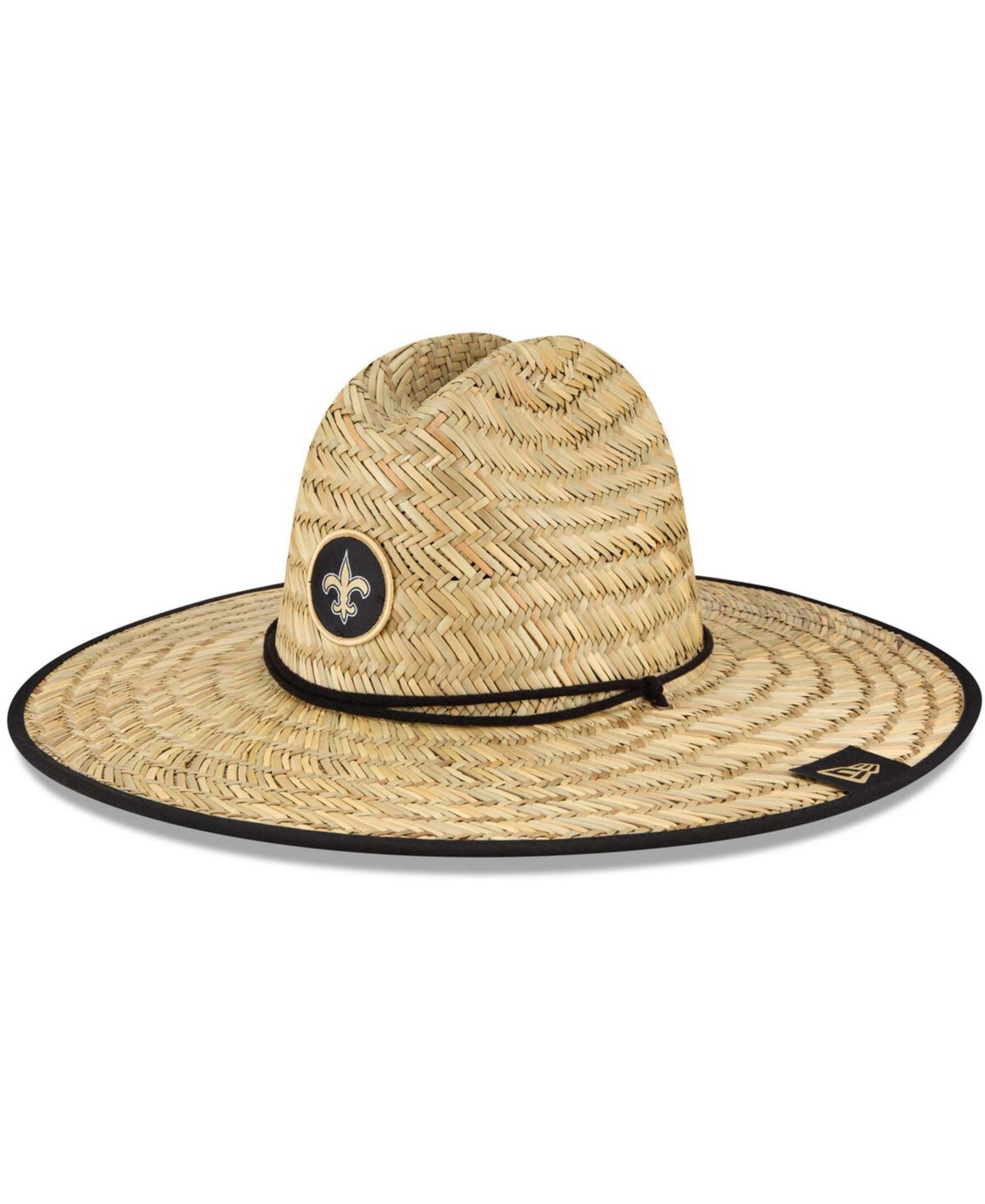 Men'sNew Orleans Saints 2021 Nfl Training Camp Official Straw Lifeguard Hat - Natural