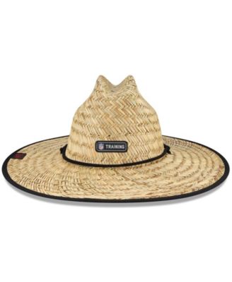 Men's Natural Atlanta Falcons 2021 NFL Training Camp Official Straw Lifeguard Hat