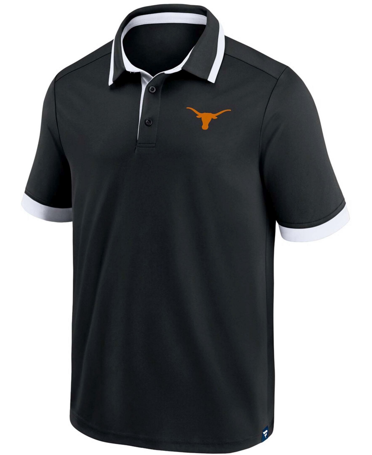 Men'sTexas Longhorns Color Block Polo Shirt - Black