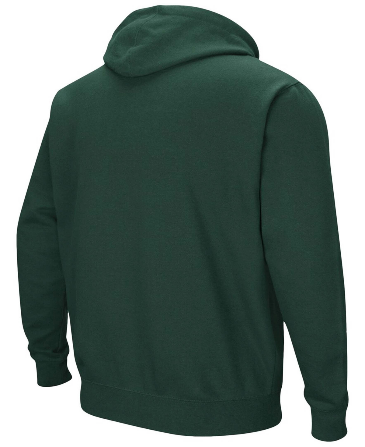 Colosseum Men's Green Michigan State Spartans Arch Logo 3.0 Pullover Hoodie In Green