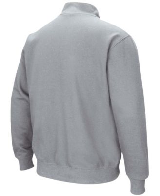 Men's Heathered Gray Baylor Bears Tortugas Team Logo Quarter-Zip Jacket