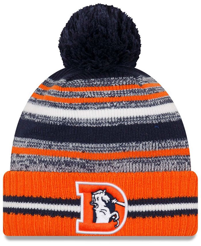 New Era Men's Navy and Orange Denver Broncos 2021 NFL Sideline Historic