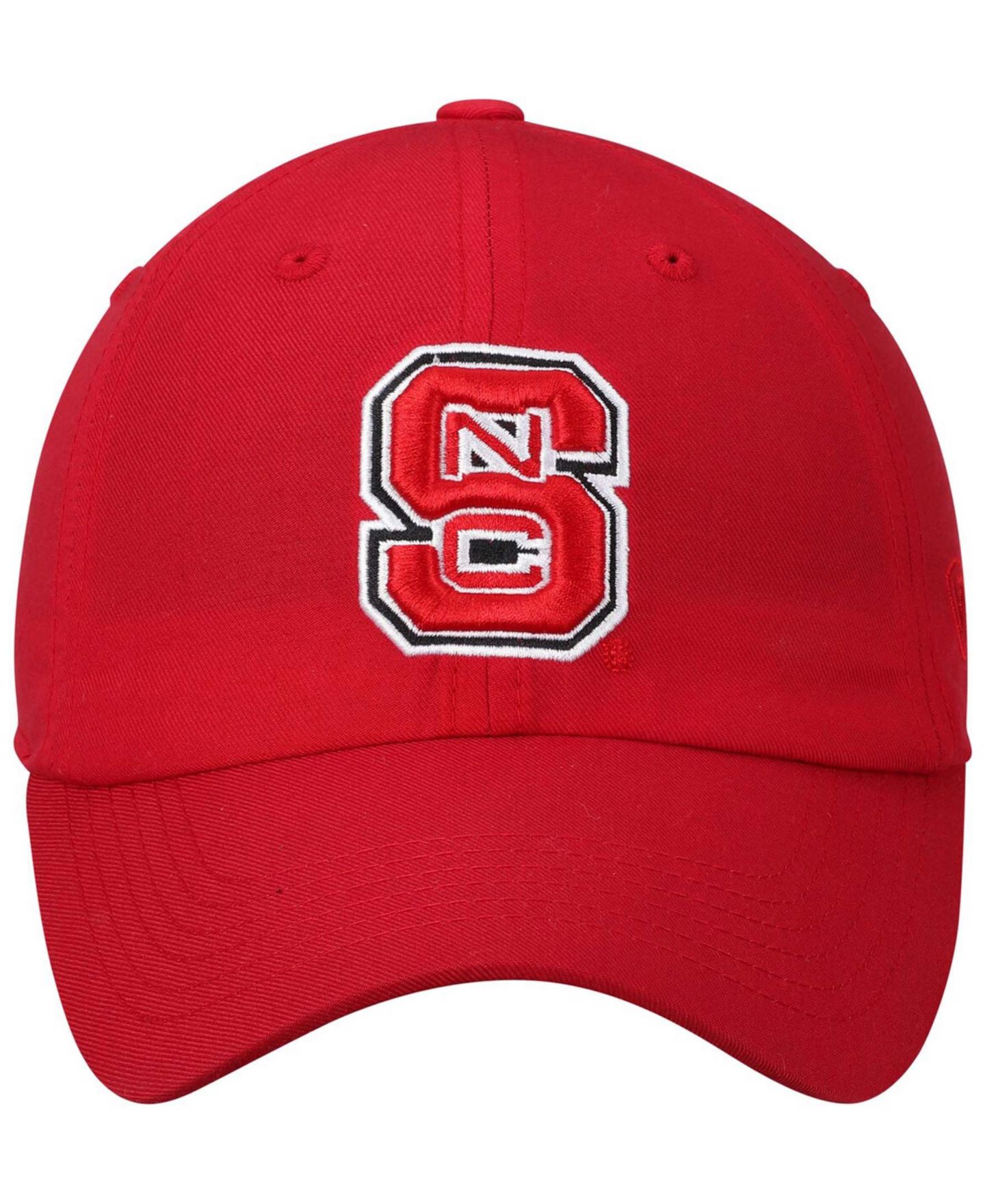 Мужская кепка Top of the World Red NC State Wolfpack Primary Logo Staple Adjustable Hat — фото 2
