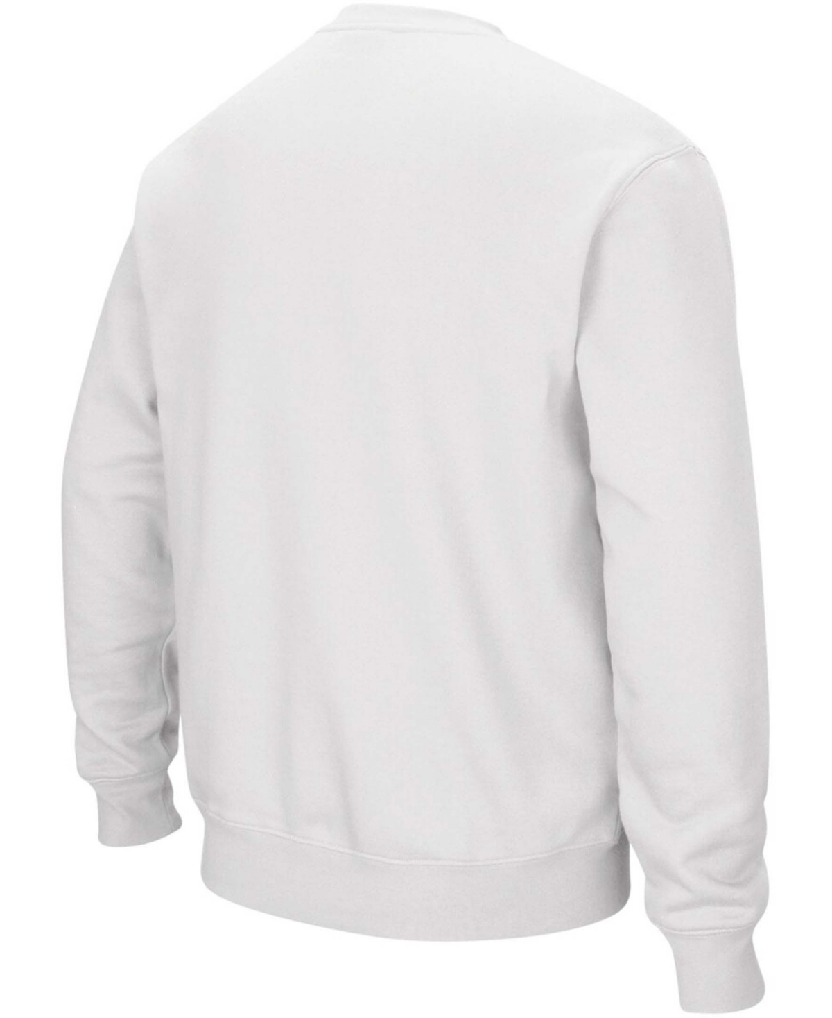 Shop Colosseum Men's White Alabama Crimson Tide Arch Logo Crew Neck Sweatshirt