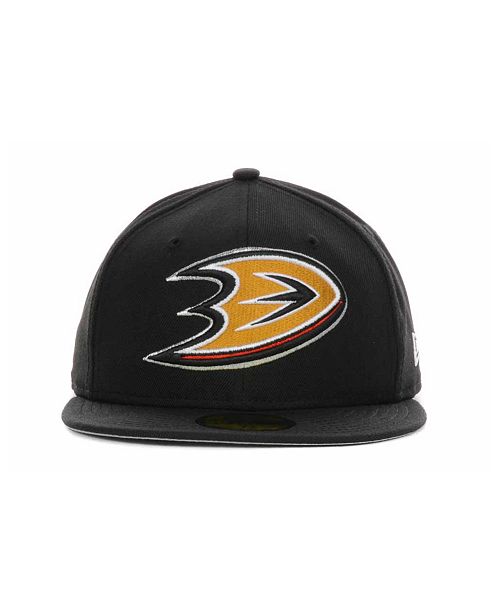 New Era Anaheim Ducks Basic 59FIFTY Cap Sports Fan Shop By Lids Men