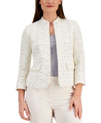 anne klein boucle jacket