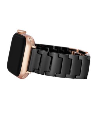 Women's Black Ceramic Bracelet designed for Apple Watch&reg; 42mm (Series 1-3 only) & 44/45/46/49mm (Ultra & Ultra 2)