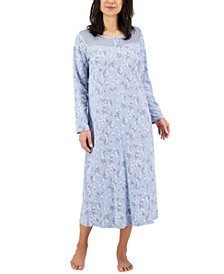 Cotton Brushed Knit Print Nightgown, Created for Macy's 