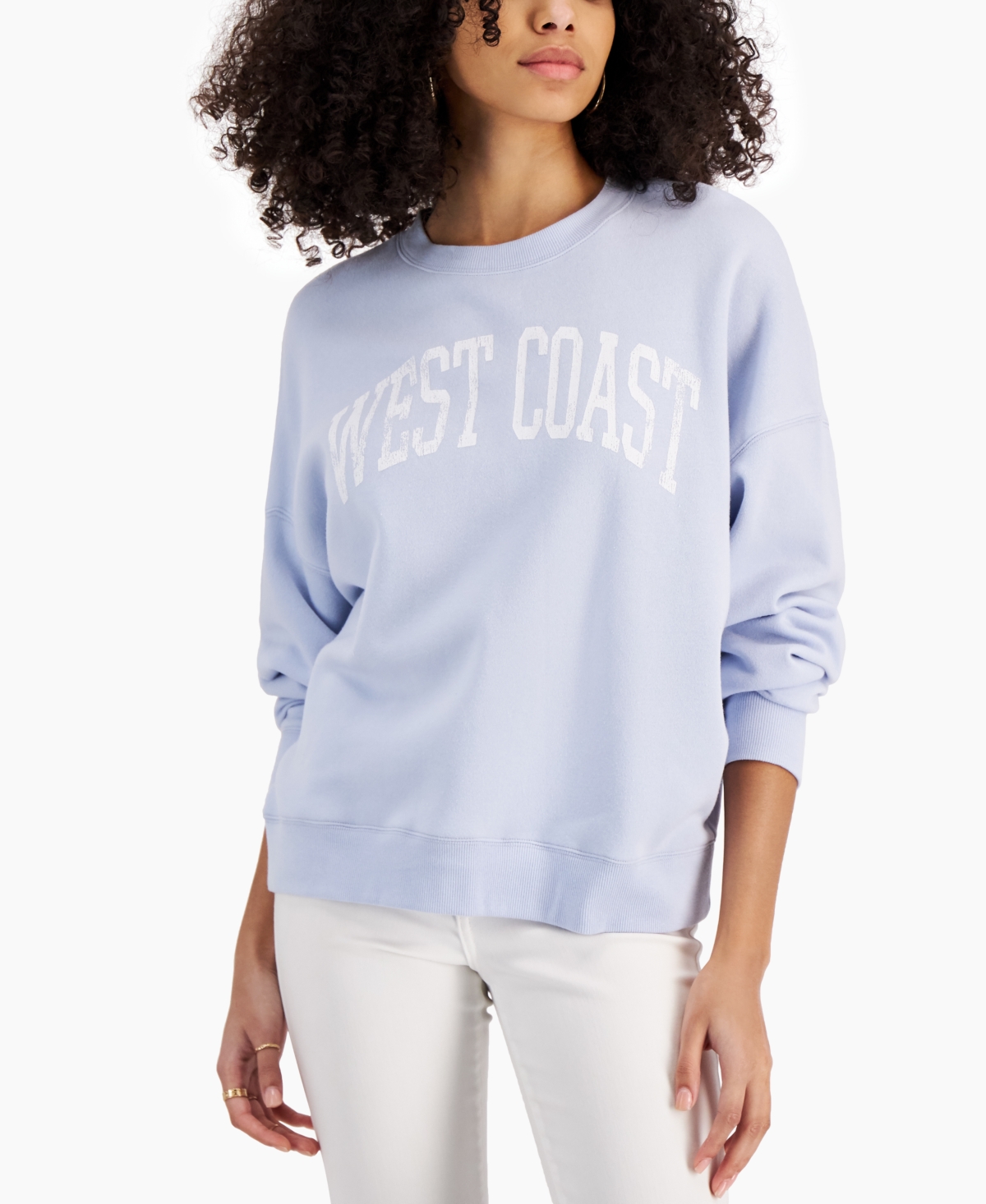 Grayson Threads Black Juniors' West Coast Graphic Sweatshirt