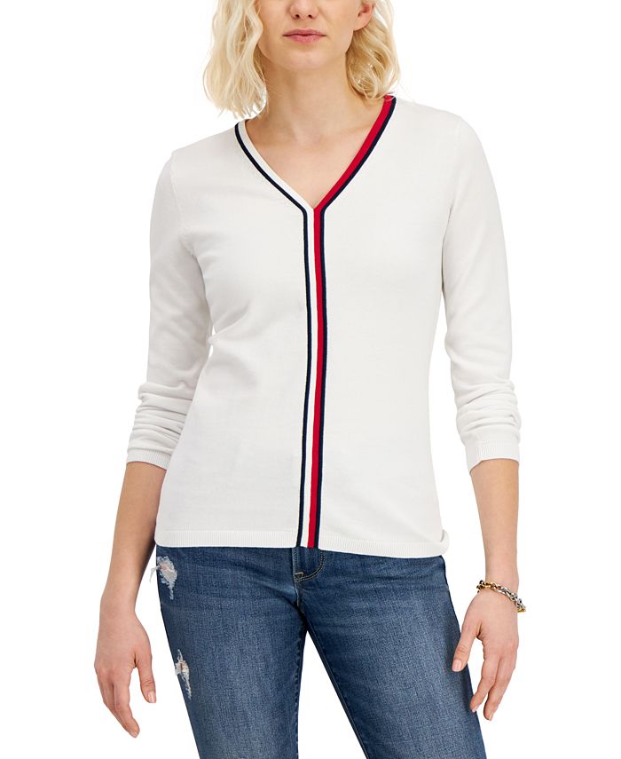 Tommy Hilfiger Striped Ivy Sweater Macy's