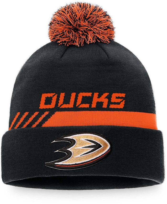 Lids Fanatics Branded Men's Anaheim Ducks Authentic Pro Team Locker Room Cuffed Knit Hat With