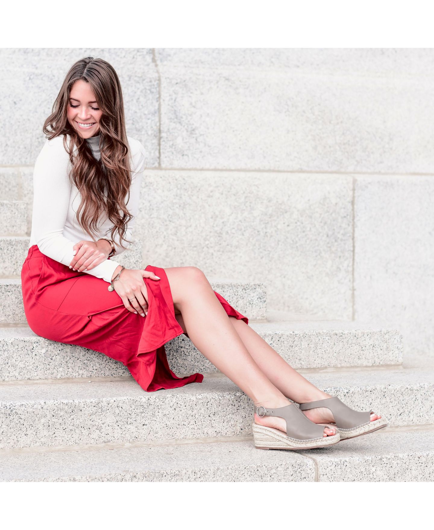 Женские сандалии Journee Collection Crew Espadrille, цвет: Синий — фото 10