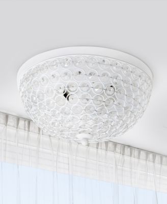 Crystal Glam 2 Light Ceiling Flush Mount, Pack of 2