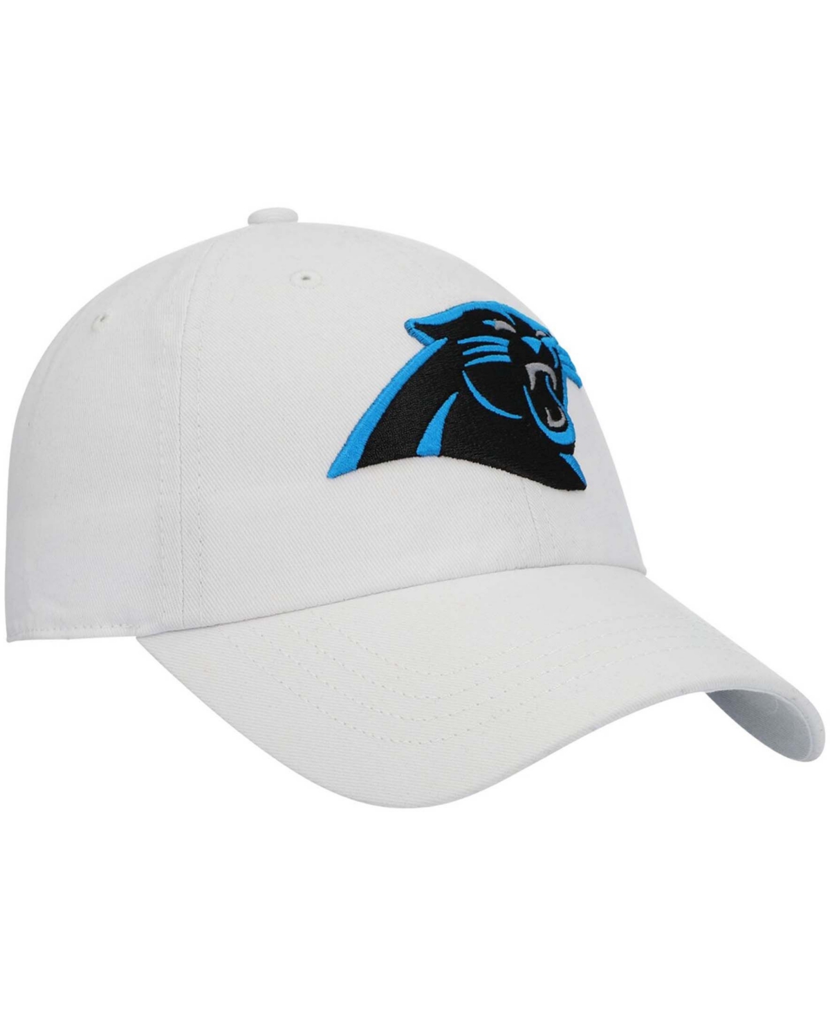 Women'sCarolina Panthers Miata Clean Up Logo Adjustable Hat - White
