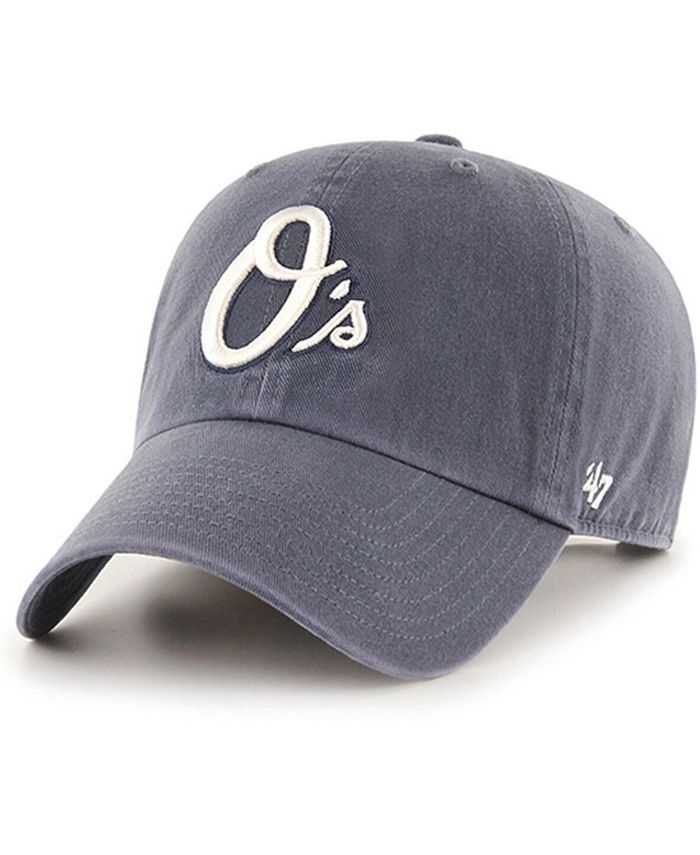 47 Brand Men's Navy Baltimore Orioles Vintage-Like Clean Up Adjustable Hat  - Macy's