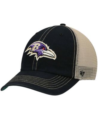 Lids '47 Brand Baltimore Ravens Clean Up Adjustable Hat - Black