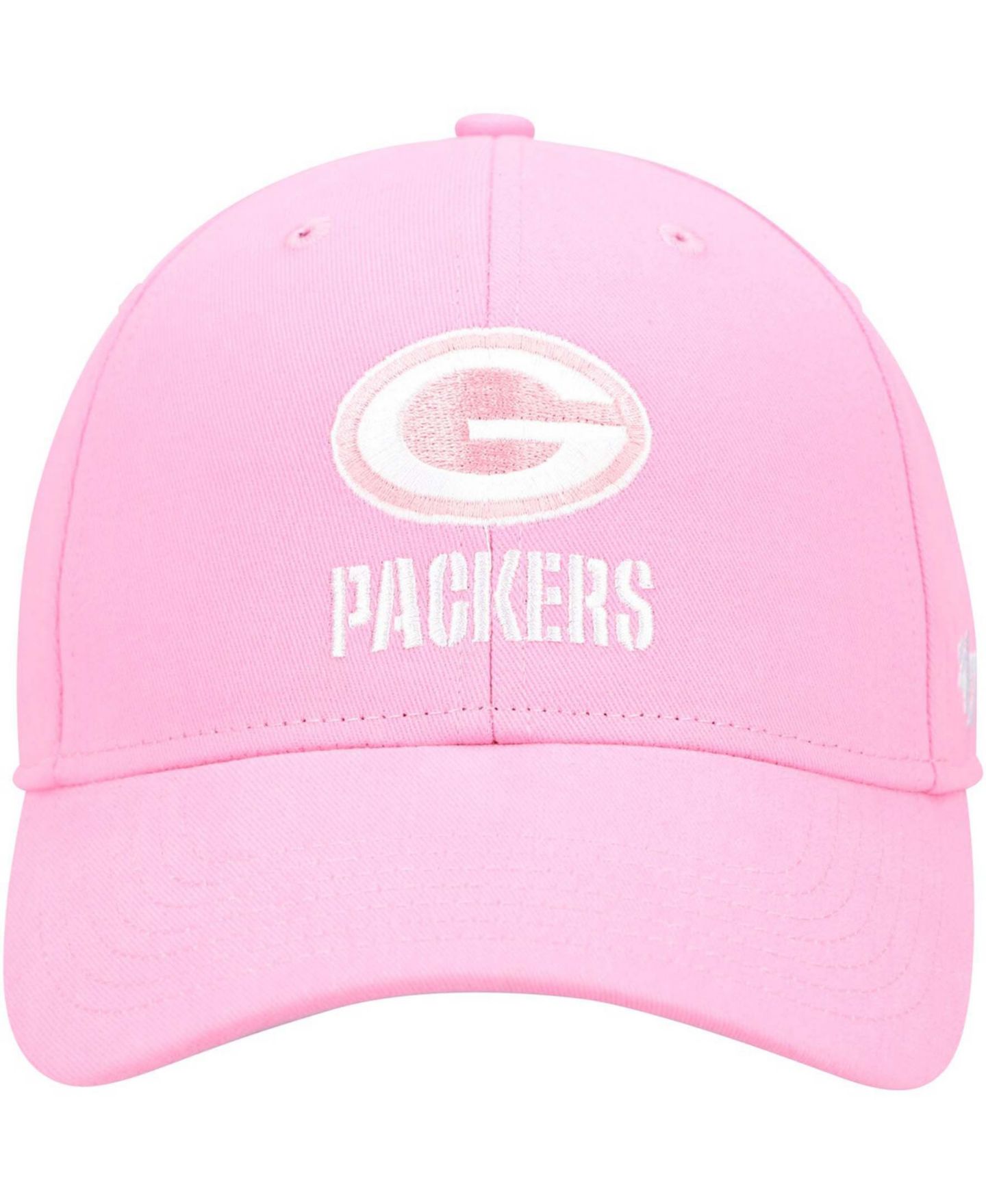 Кепка '47 Brand Pink Green Bay Packers Rose MVP Adjustable Hat для девочек — фото 3