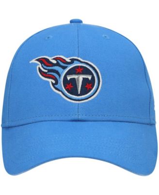 Boys Light Blue Tennessee Titans Basic Secondary MVP Adjustable Hat