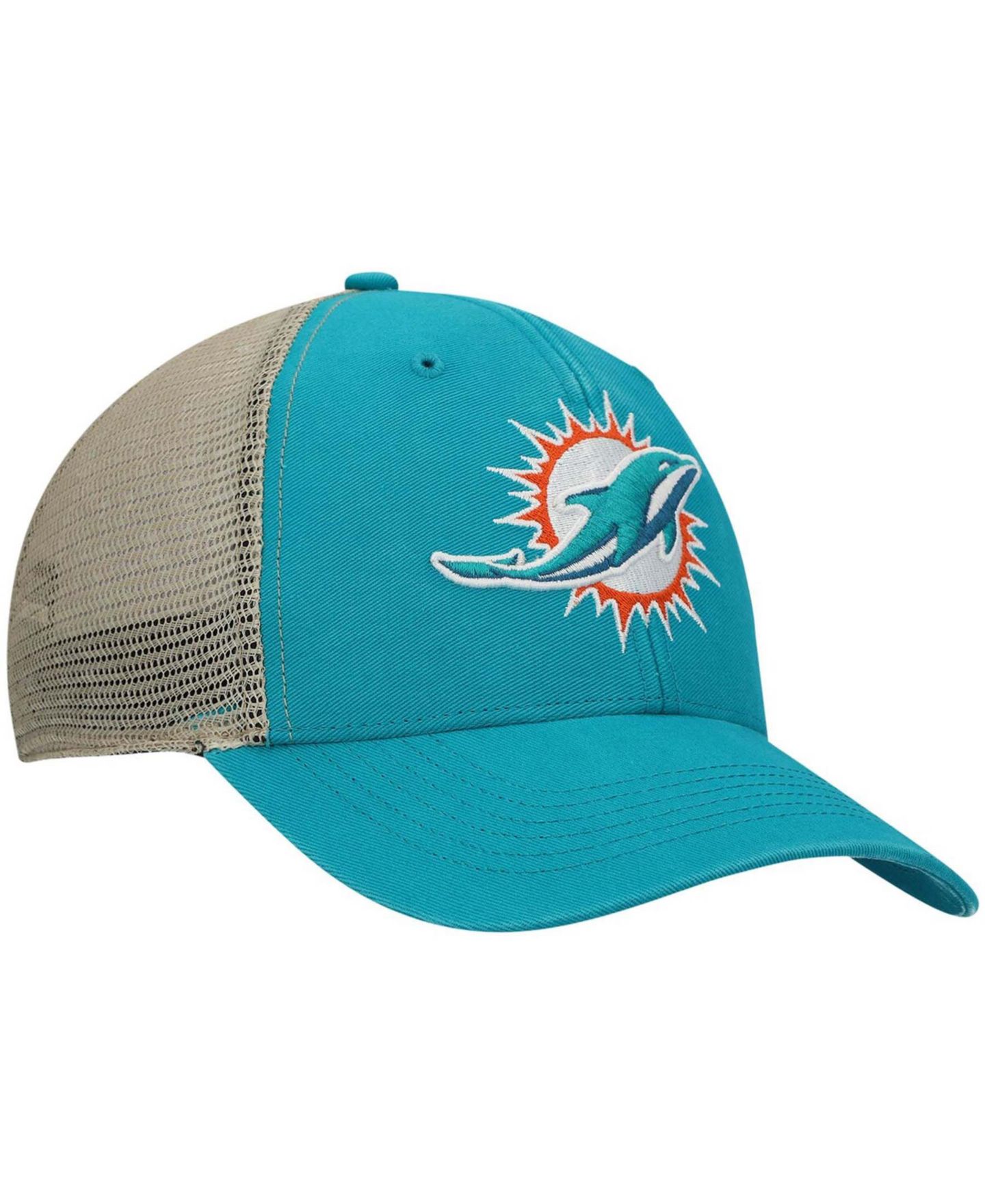 Мужская кепка '47 Brand Aqua Miami Dolphins Flagship MVP Snapback Hat — фото 4