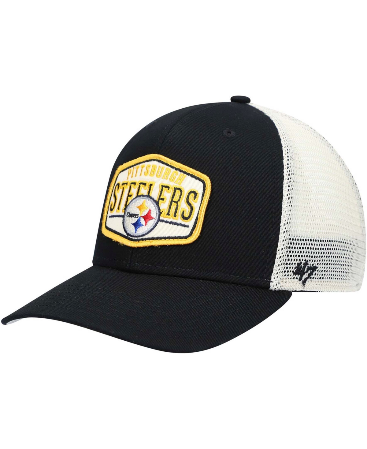 Men'sPittsburgh Steelers Shumay Mvp Snapback Hat - Black