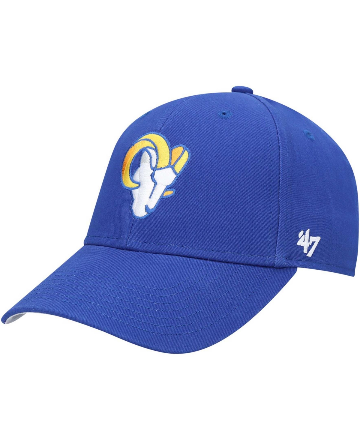 47 Brand Kids' Boys Royal Los Angeles Rams Basic Secondary Mvp Adjustable Hat
