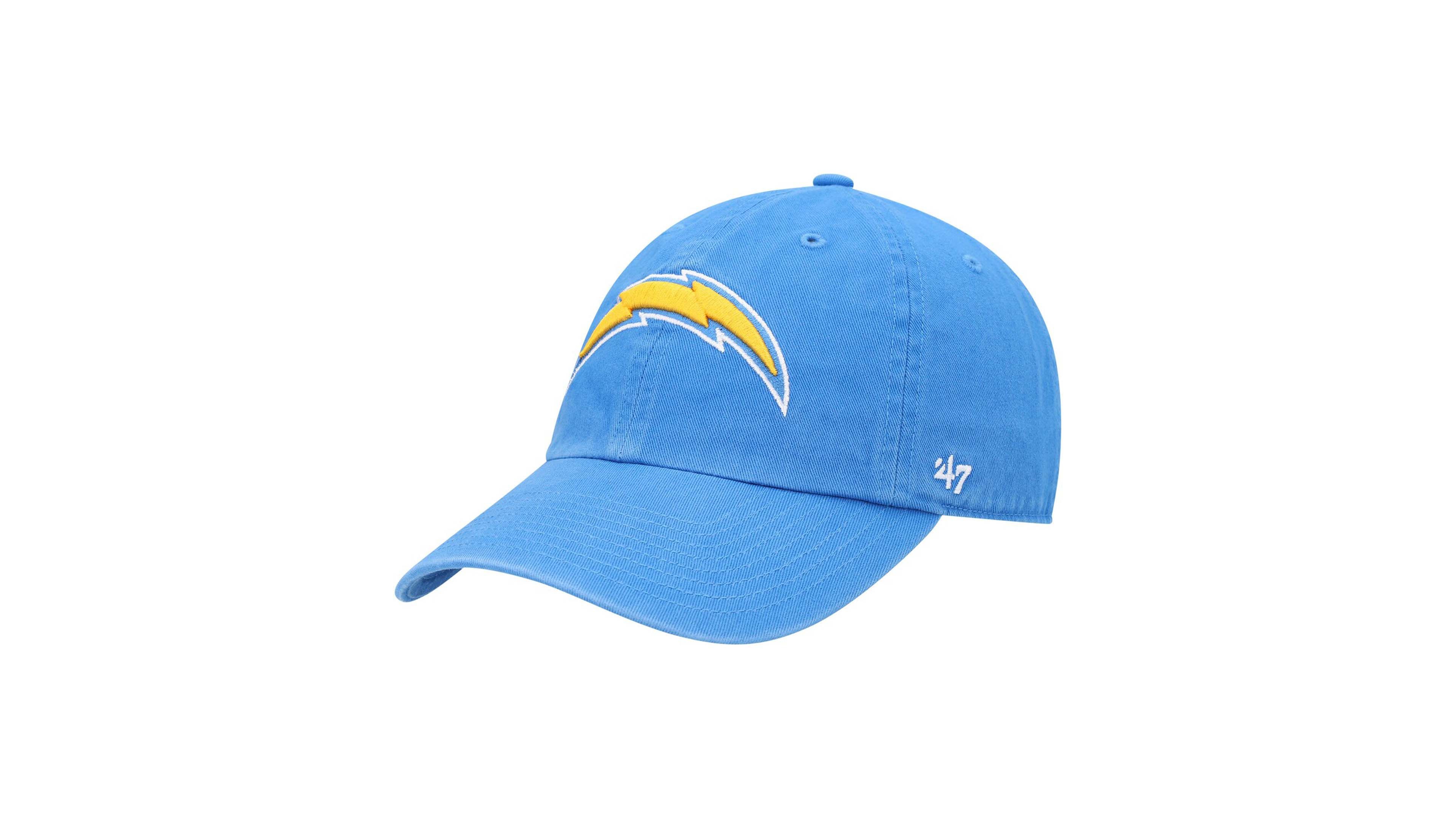 Boys Powder Blue Los Angeles Chargers Logo Clean Up Adjustable Hat