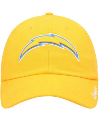 Women's Gold-Tone Los Angeles Chargers Miata Clean Up Secondary Logo Adjustable Hat