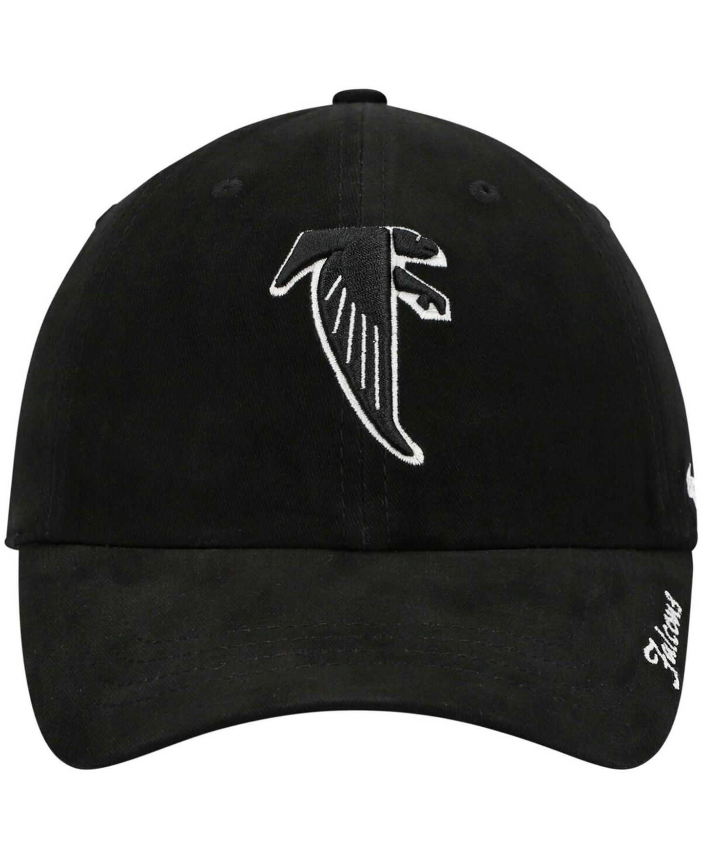 Женская кепка '47 Brand Black Atlanta Falcons Miata Clean Up Legacy Adjustable Hat — фото 3