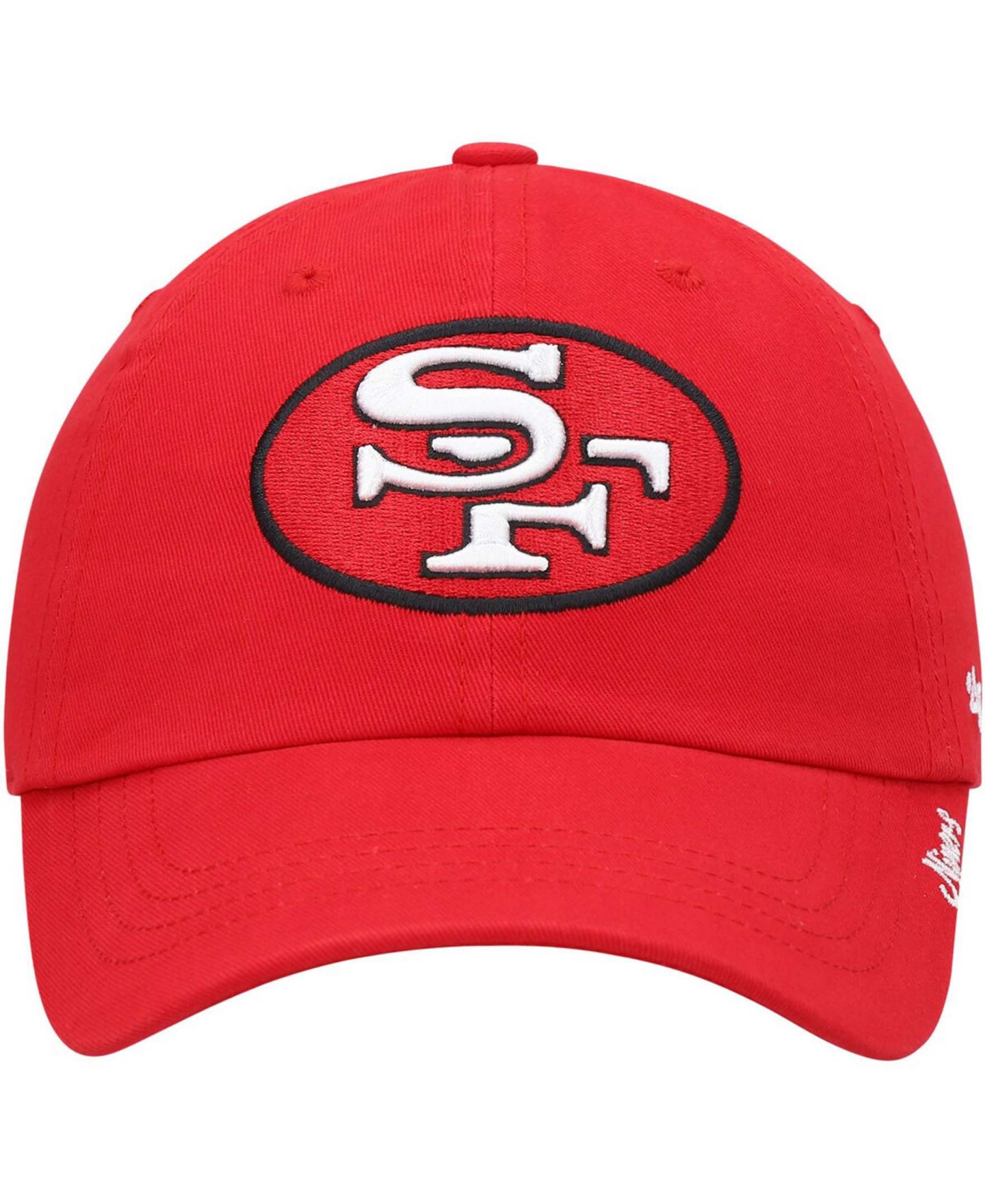 Женская кепка '47 Brand Scarlet San Francisco 49Ers Miata Clean Up Legacy Adjustable Hat — фото 3
