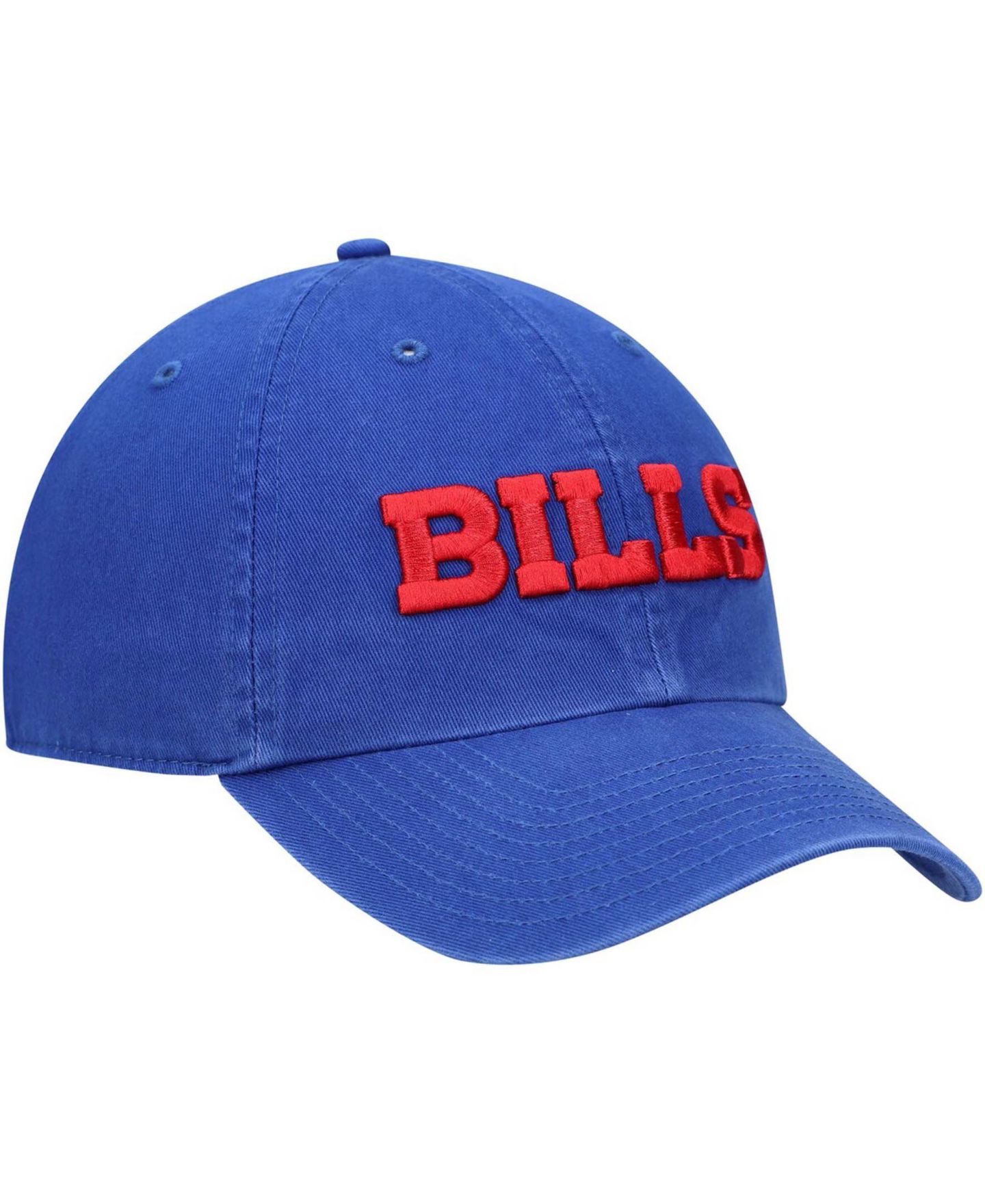 Мужская кепка '47 Brand Royal Buffalo Bills Clean Up Script Adjustable Hat — фото 4