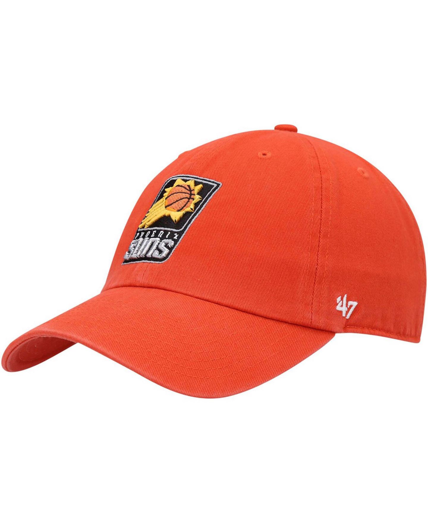 Мужская кепка '47 Brand Orange Phoenix Suns Team Clean Up Adjustable Hat — фото 1