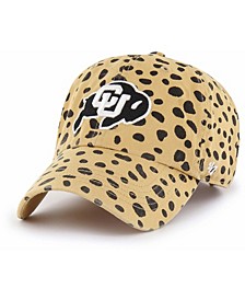 Women's Tan Colorado Buffaloes Cheetah Clean Up Adjustable Hat