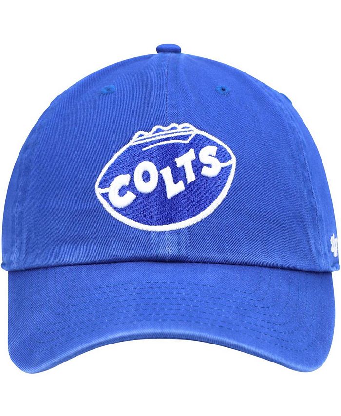 '47 Brand Men's Royal Indianapolis Colts Hometown Clean Up Adjustable